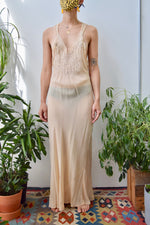 Thirties Dusted Pink Silk Nightgown