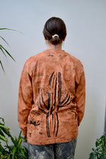 Copper Bowl Long Sleeve Allover Print Tee