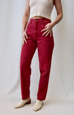 Nineties Faded Red Rose "Guess" Jeans