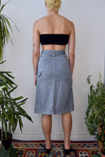 Hickory Stripe Carpenter Skirt