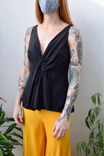 Designer Silk Knotted Tank