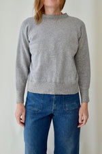 Perfect Cotton Heather Grey 1960's Flagg Utica Bodygard Sweatshirt