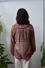 Pinot Noir Indian Cotton Blouse
