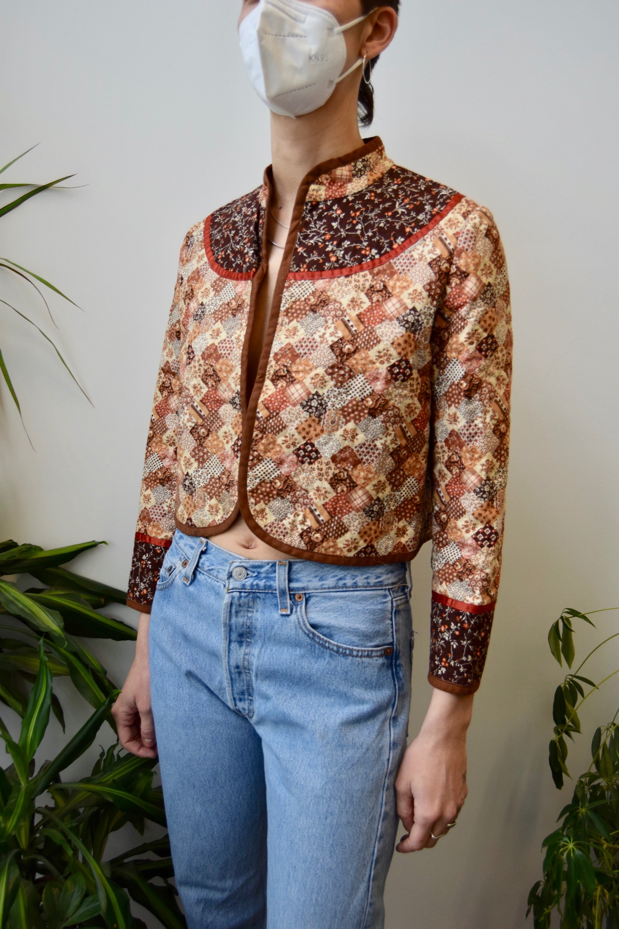 Seventies Quilted Bolero