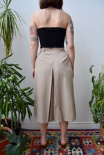 Pleated Wool Culottes
