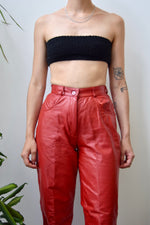 Fire Engine Leather Pants