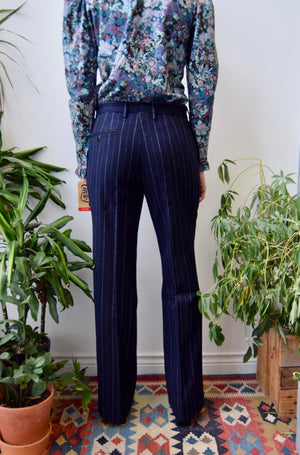 Seventies Designer Wool Trousers