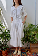 White Cotton Shirtdress