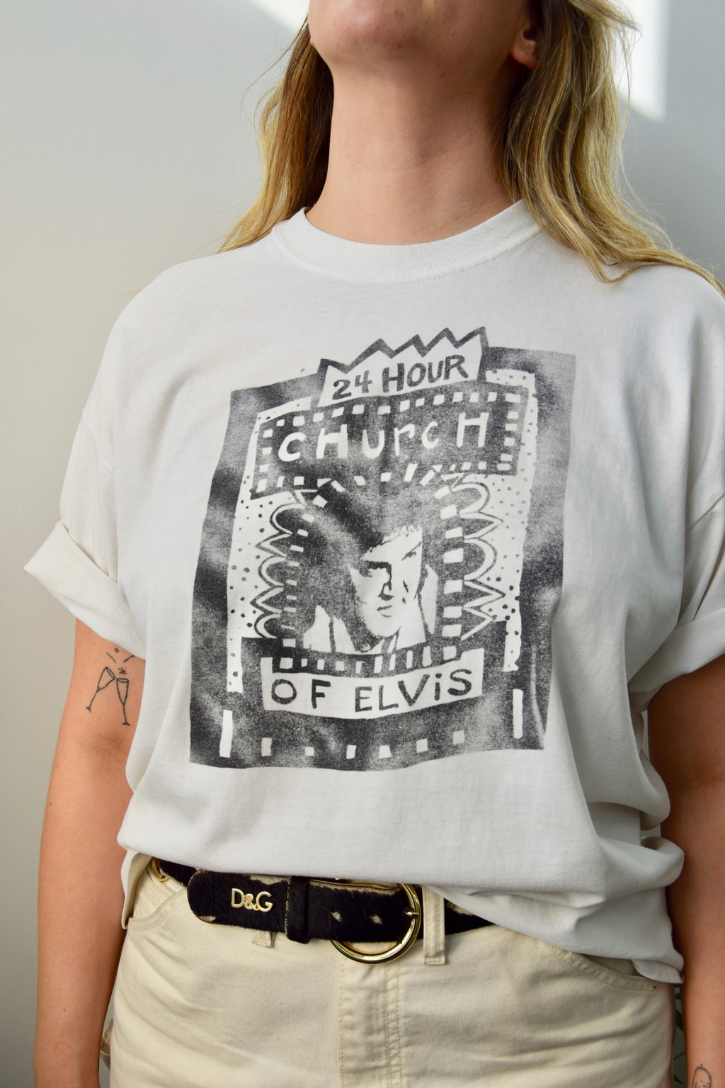 24 Hr Church Of Elvis Tee