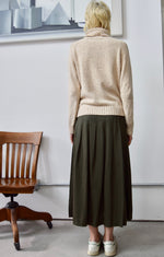 Moss Pleated Skirt