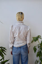 Extra Ruffle Floral Blouse