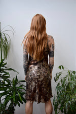 Nineties Bias Cut Snake Skin Dress