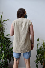 DKNY Linen Vest Top