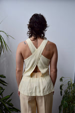 Keyhole Banana Blouse