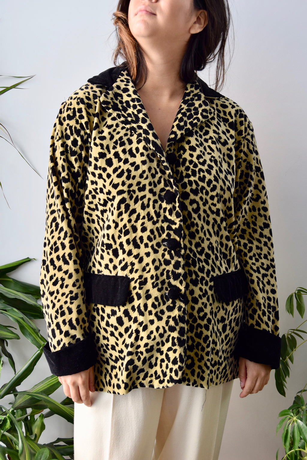 Velvet Leopard Jacket