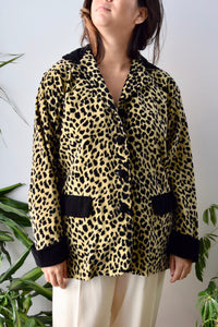 Velvet Leopard Jacket