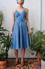 Cerulean Floral Summer Dress