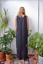 Classic Black FLAX Linen Dress