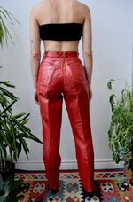 Fire Engine Leather Pants