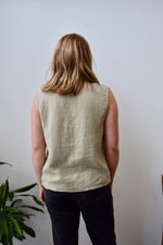 Neutral Linen Tank