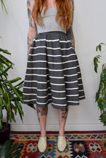 Vintage Cotton Polka Dot Skirt