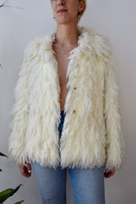 Shaggy Cream Coat