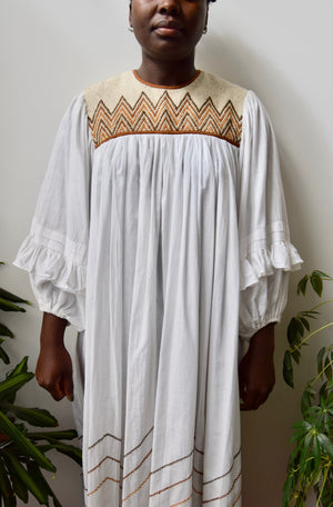 Bishop Sleeve Summer Dress