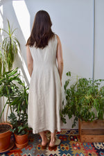 Linen Button Front Dress