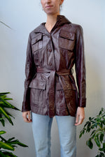 Seventies Leather Travel Jacket