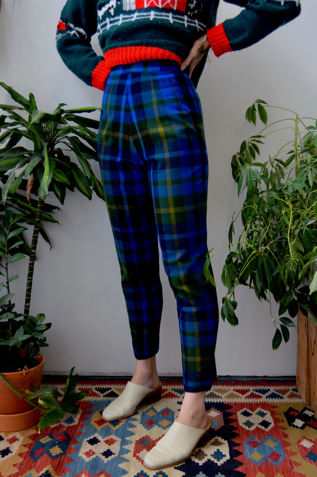 Sixties Pendleton Wool Trousers