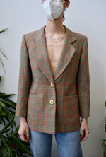 Nineties Houndstooth Blazer