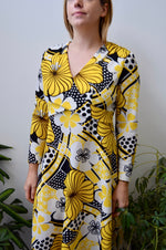 Seventies "Saks" Maxi Dress
