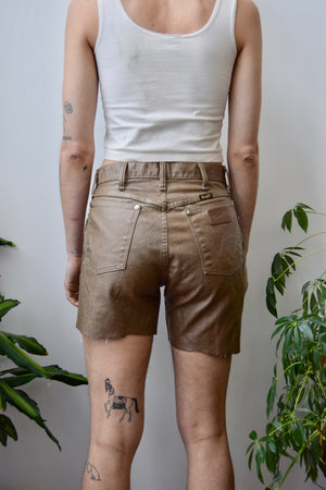 Pleather Wrangler Cut Offs