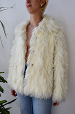 Shaggy Cream Coat
