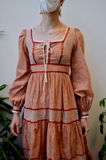 Cotton Seventies Renaissance Dress