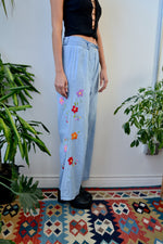 Flower Power Chambray Flares