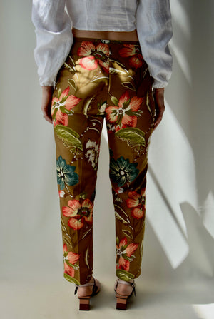 Silk Summer Party Pants