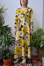 Seventies "Saks" Maxi Dress