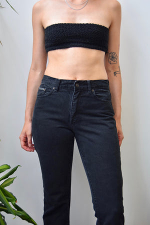 DKNY Slit Flare Jeans