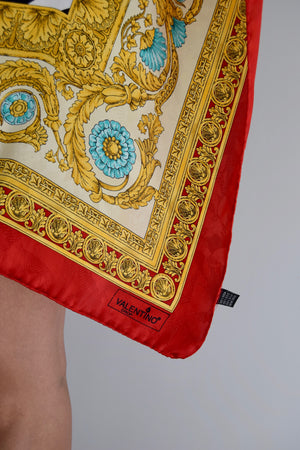 Vintage Valentino DROP Silk Scarf Community Thrift and Vintage