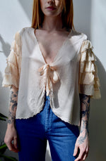 Vintage Silk Bed Jacket