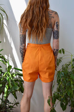 Sixties Tangerine Shorts