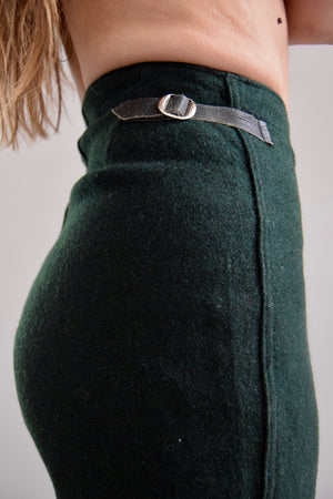 Vintage 1930's Green Wool Ski Pants