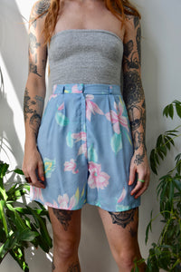 Tropical Pastel Trouser Shorts