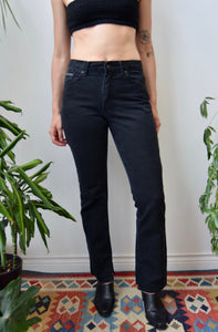 DKNY Slit Flare Jeans