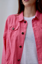 Bubblegum Linen Jacket