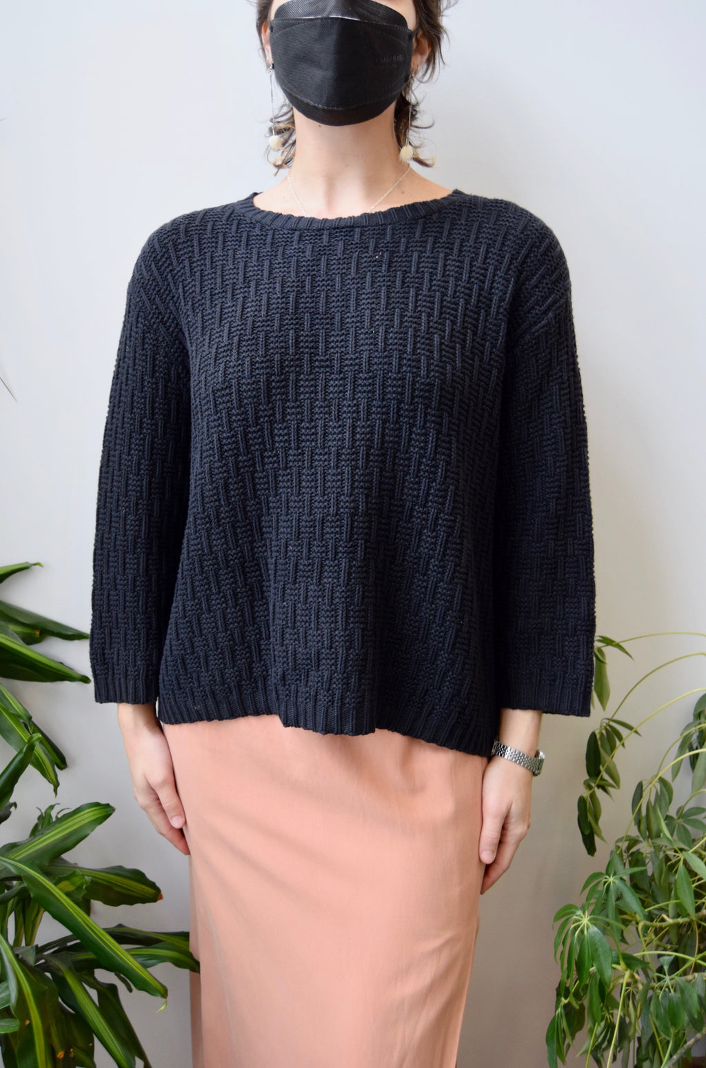 Boxy Cotton Knit