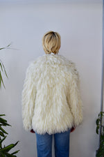 Shaggy Cream Coat
