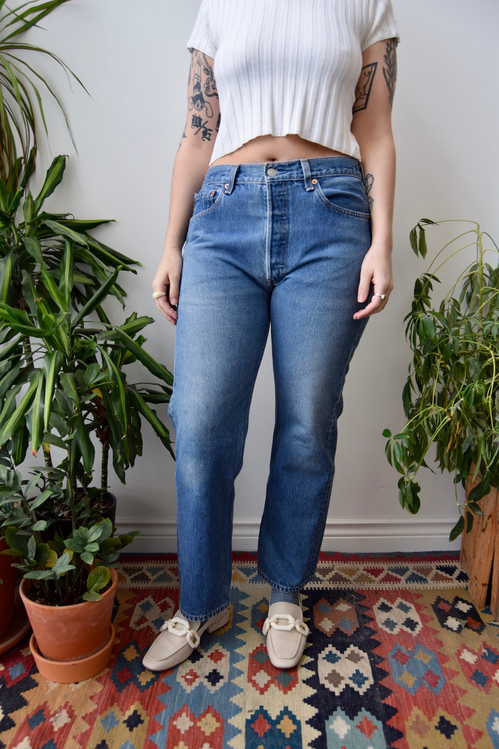 Levis 501 Blue Jeans