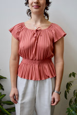 Seventies Pleated Top